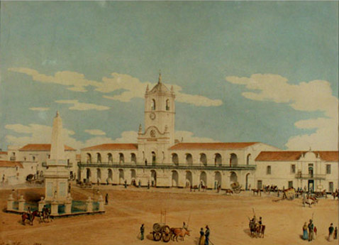 Plaza de la Victoria (frente al norte)